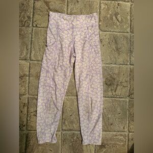 Floral Lavender Leggings